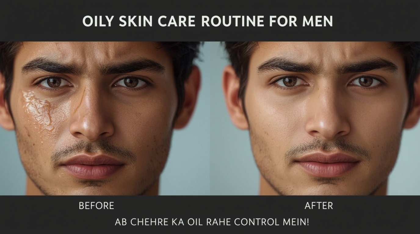 Oily Skin Care Routine for Men